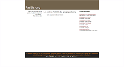 Desktop Screenshot of pastis.org